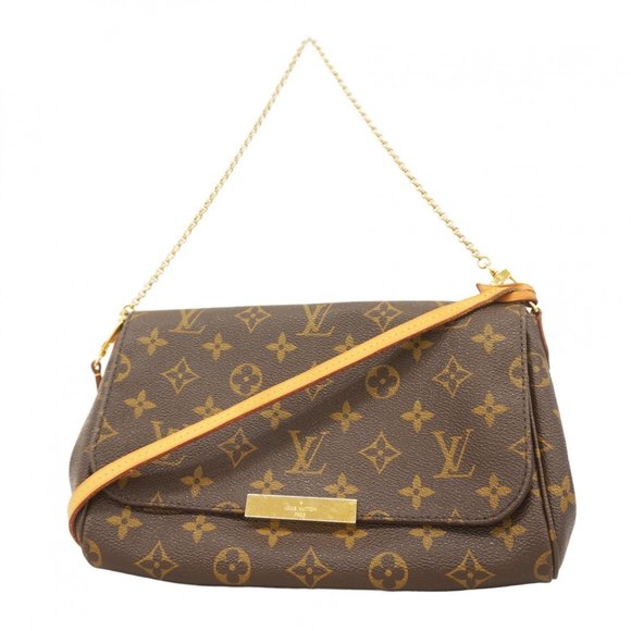 Louis Vuitton Monogram Favorite MM Handbag M40718 Brown 2-Way Bag for Women - Picture 1 of 13